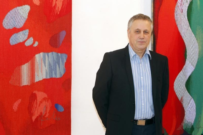 Parodą atidaręs tekstilininkas: „Visi mano darbai yra iš gamtos“