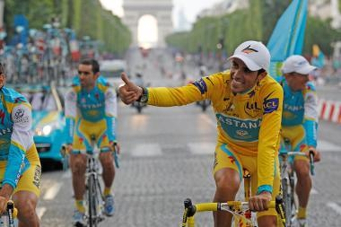 "Tour de France" lenktynes trečią kartą karjeroje laimėjo A.Contadoras