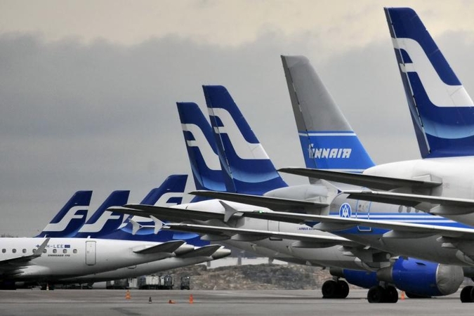Žaibas ore trenkė į 10 „Finnair“ lėktuvų