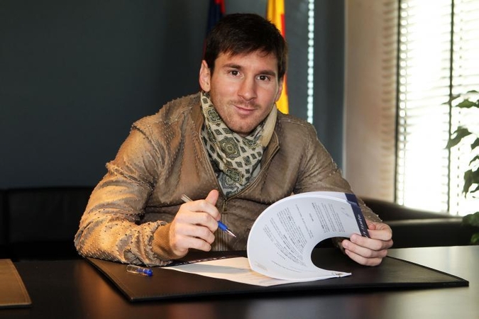 L. Messi pratęsė sutartį su „Barcelona“ iki 2018 metų