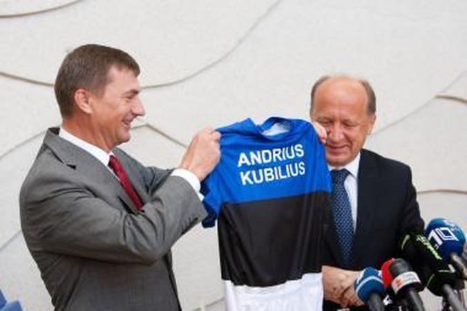 Estijos premjeras: A.Kubilius - geras vyrukas