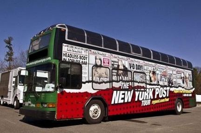 Niujorke - autobusas, vežantis „paskalų pėdsakais“