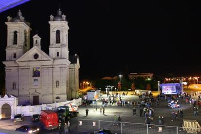 Kaune surengta krepšinio naktis hiphopo ritmu
