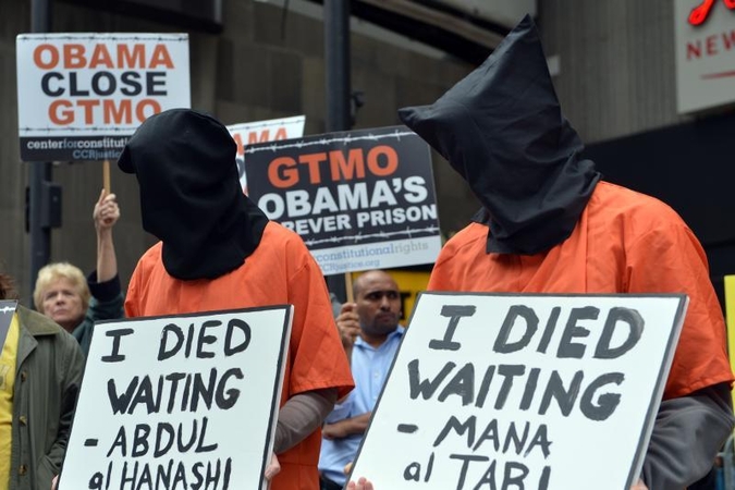 JAV Gvantanamo kalėjime 92 iš 166 kalinių dalyvauja bado streike