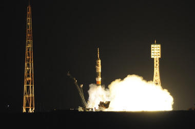 Rusijos kosminis laivas "Gagarin" startavo iš Baikonūro kosmodromo