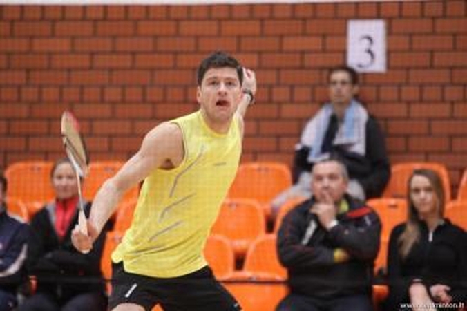 Badmintonininkas Kęstutis Navickas baigė savo pasirodymą turnyre