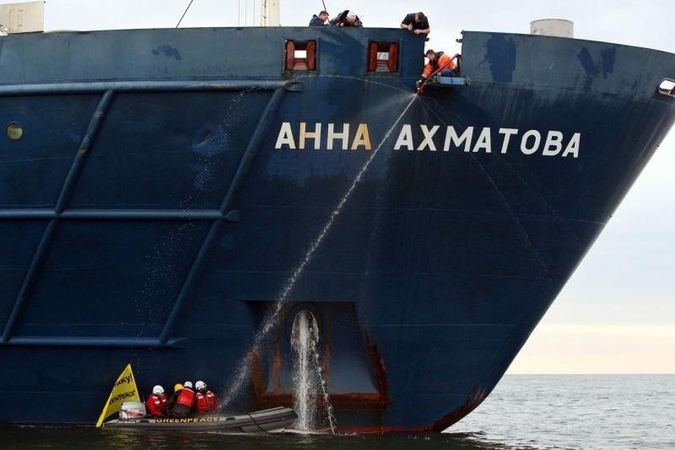 Rusija sulaikė dešimt „Greenpeace“ aktyvistų