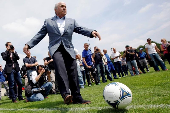 Vokiečius prajuokino FIFA prezidento kontrataka
