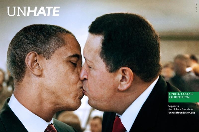 H.Chavezas pasijuokė iš „bučinio“ su B.Obama
