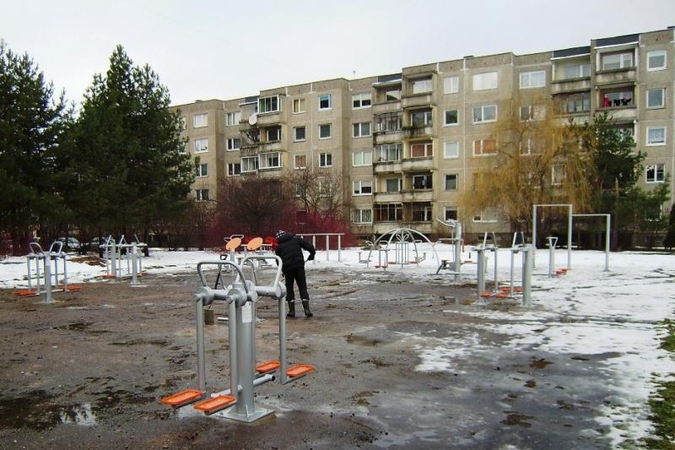 Eigulių seniūnijos gyventojams – nauji treniruokliai