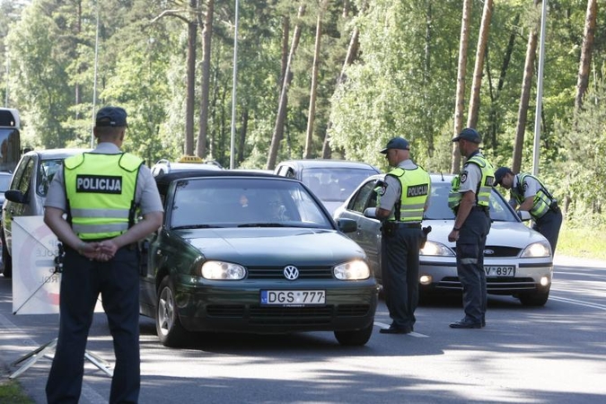 Po Joninių nakties - Klaipėdos kelių policijos reidai