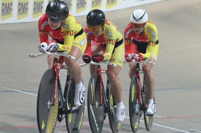Pasaulio dviračių treko taurės etape V.Pikauskaitė liko penkta