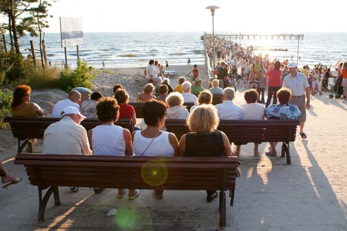 Palanga vilios turistus iš Kinijos ir JAV