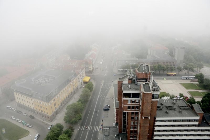 Penktadienio rytą uostamiestį sujudino gamtos išdaigos