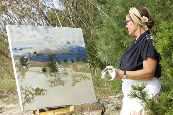 „Arkos“ galerijoje – Nidos tarptautinių tapybos plenerų kolekcija