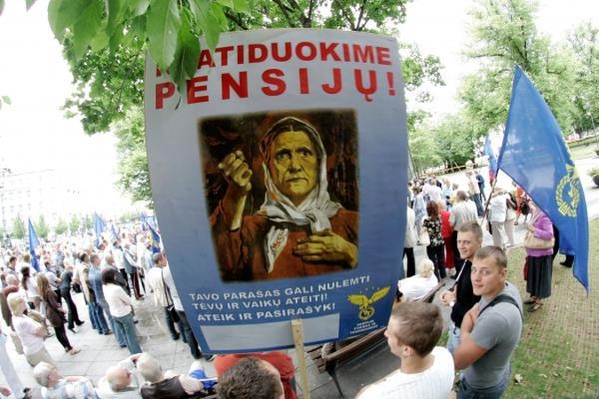 Lieps parengti sumažintų pensijų kompensavimo planą