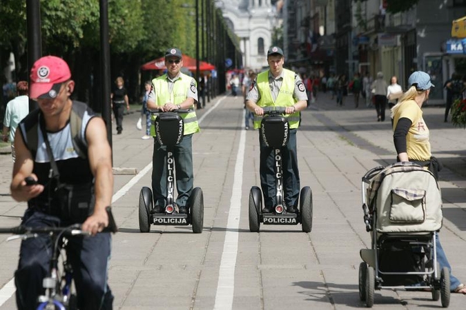 Kauno patruliai šią vasarą turės išsiversti be riedžių