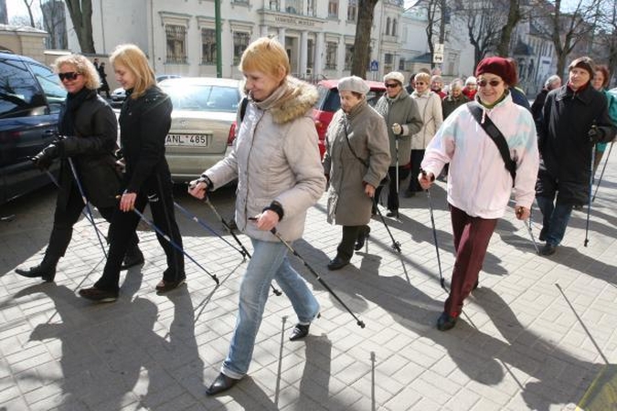 Nemokama paskaita apie šiaurietišką vaikščiojimą