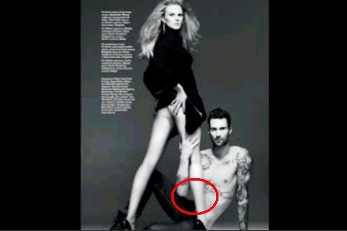 „Vogue“ fotosesija: „Maroon 5“ žvaigždei „nufotošopino“ liemenį