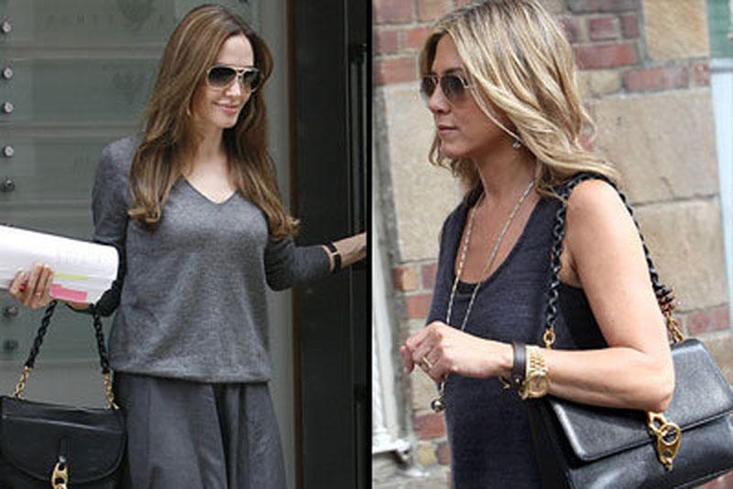 Jennifer Aniston ir Angelina Jolie: kas ką kopijuoja? 