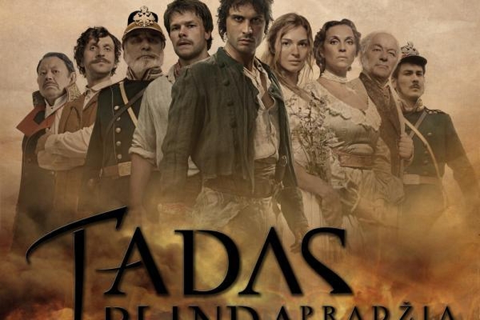 Pagrindinis filmo „Tadas Blinda. Pradžia“ plakatas buvo kuriamas dvejus metus