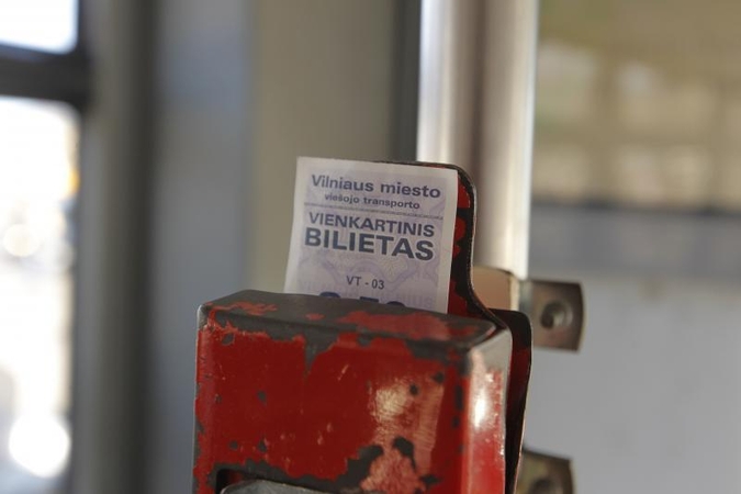 Nepanaudoti vienkartiniai popieriniai bilietai nebus kompensuojami