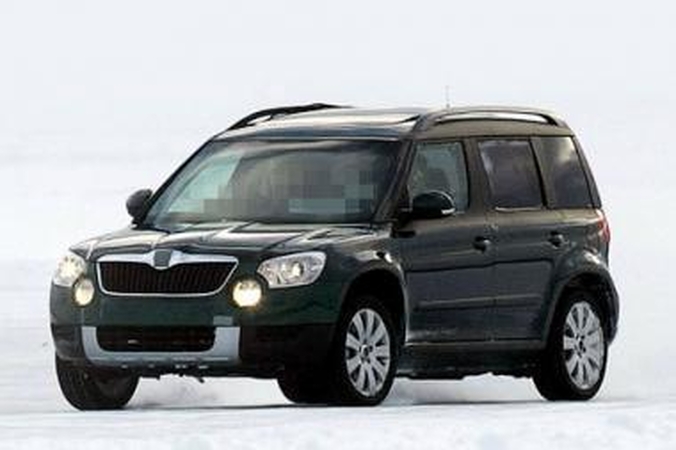„Škoda Yeti“ be komufliažo
