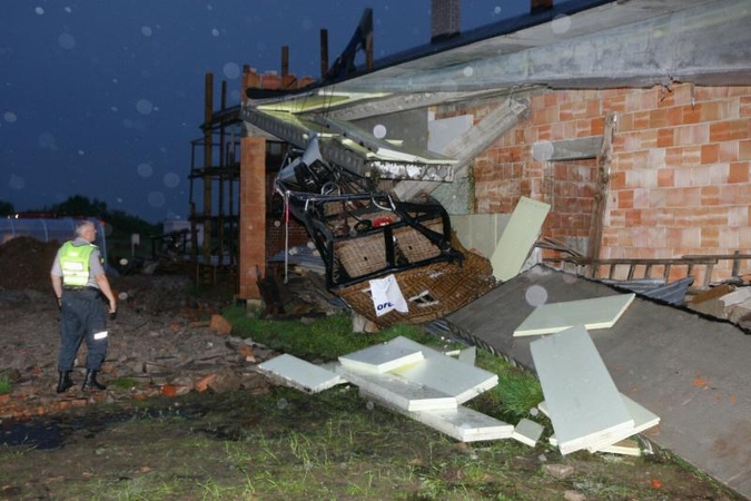 Smūgis oro baliono pilotui: jis matė artėjančią audrą, bet tęsė skrydį