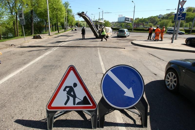 Dėl gatvės remonto laikinai uždaroma dalis Jonavos gatvės