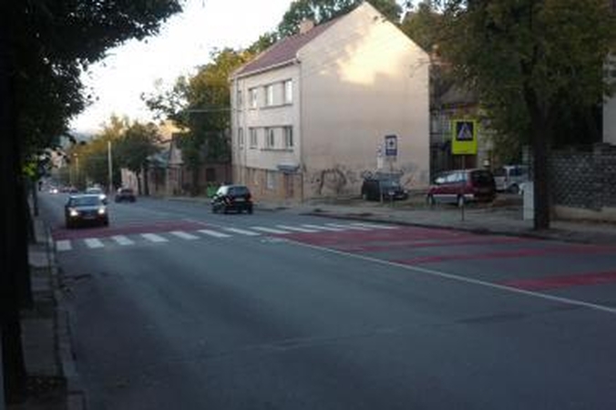 Didesnio šiurkštumo perėja - Savanorių prospekte