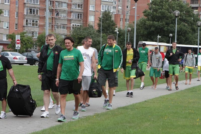 Lietuvos krepšininkai pasiekė Madridą