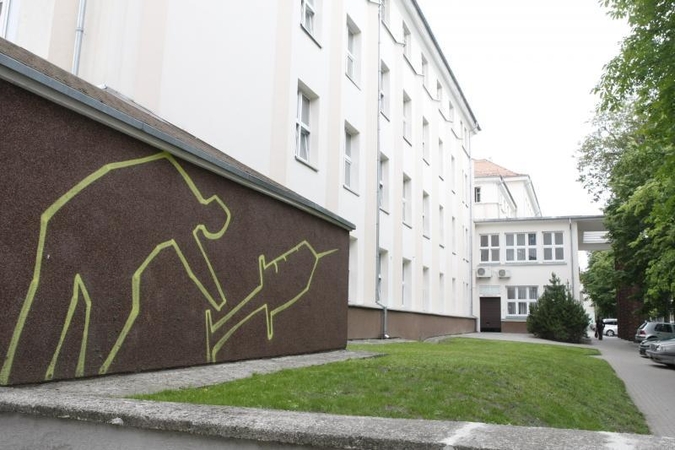 Ant vaikų ligoninės sienos – dviprasmiški piešiniai