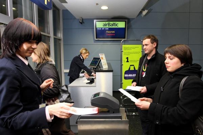 "airBaltic" atliko išankstinį mokėjimą Rygos oro uostui