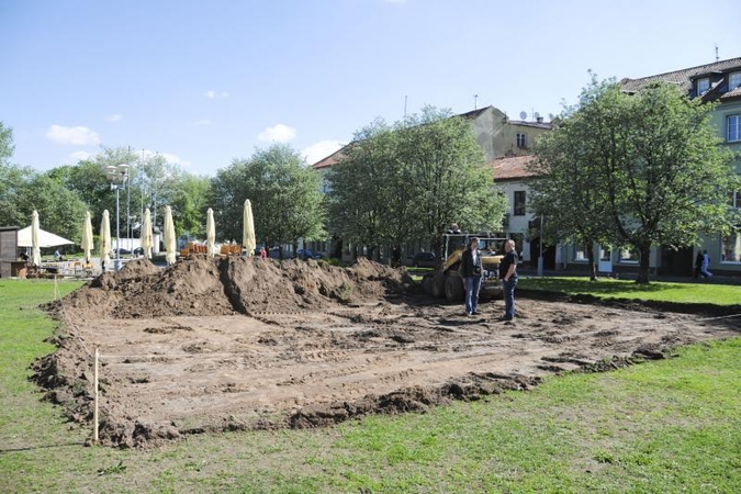 Rūdninkų skvere atsiras vaikų žaidimų aikštelė 