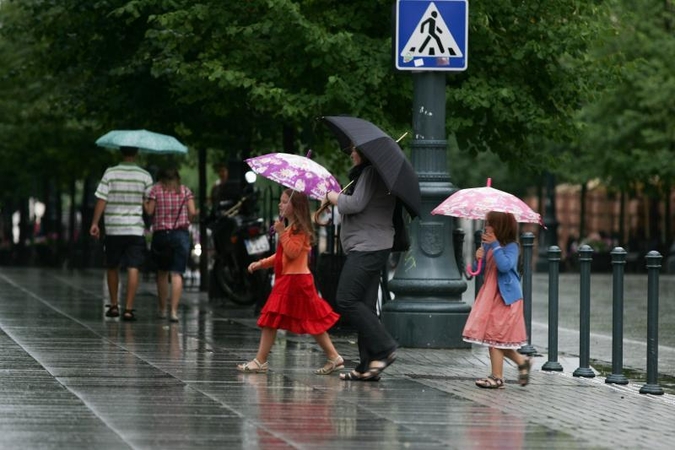 Savaitgalį orai nedžiugins, numatomas lietus