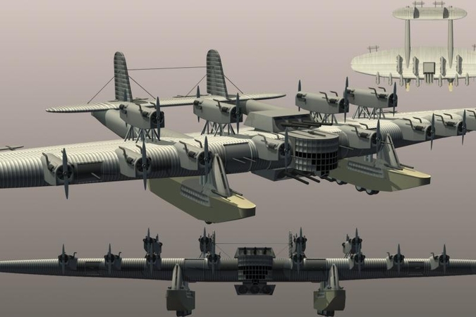 Sovietinė gigantomanija: skraidanti rusų tvirtovė „Kalinin K-7“