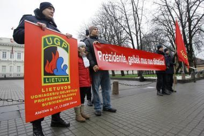 Pareigūnai žada imtis protesto akcijų