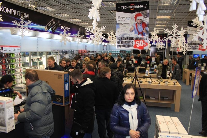 Kauno pirkėjai plūstelėjo į „Technoramą“