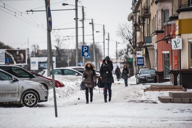 Per savaitgalį pūga surijo trečdalį druskos atsargų