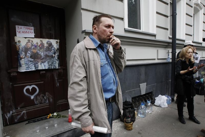 Maskvoje šturmu užimtas žmogaus teisių gynimo grupės biuras