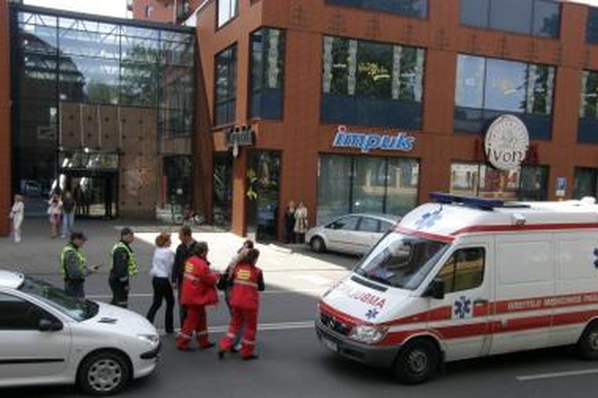 Klaipėdos centre partrenkta moteris