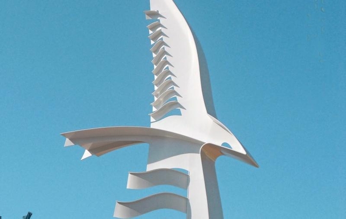 Klaipėdoje iškilo paminklas „Albatrosas“ 