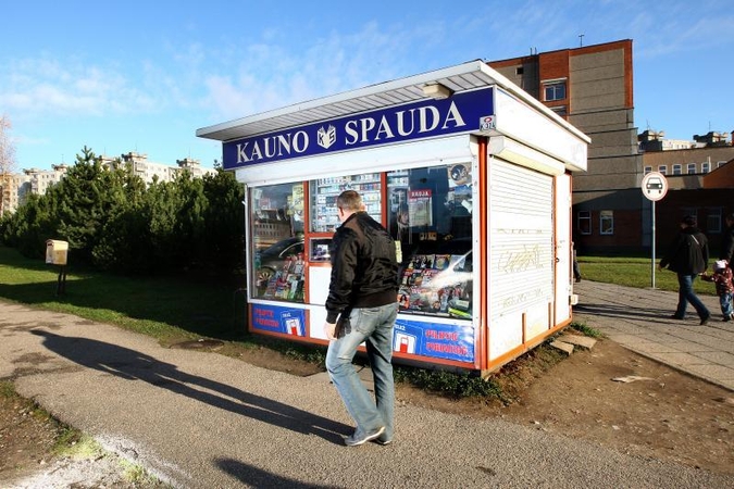 Išpuoliai tęsiasi: šįkart vagys iš spaudos kiosko pagrobė 2 litus
