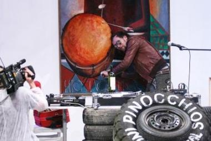 Protestuodami projektą "Art-o-thon" paliko beveik visi dalyviai