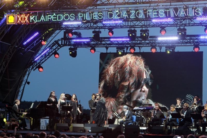 Klaipėdos pilies džiazo festivalyje improvizavo ir policija