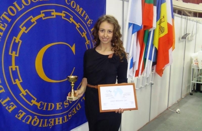Klaipėdietė studentė A.E.Cymbal – „Nevskije Berega“ konkurso laureatė