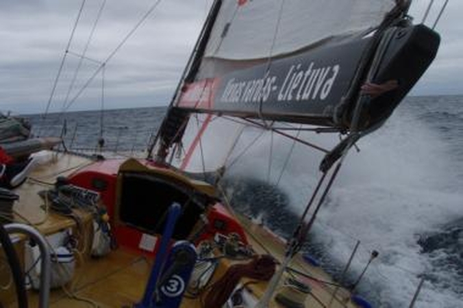 Jachta „Ambersail“ finišo tiesiojoje 