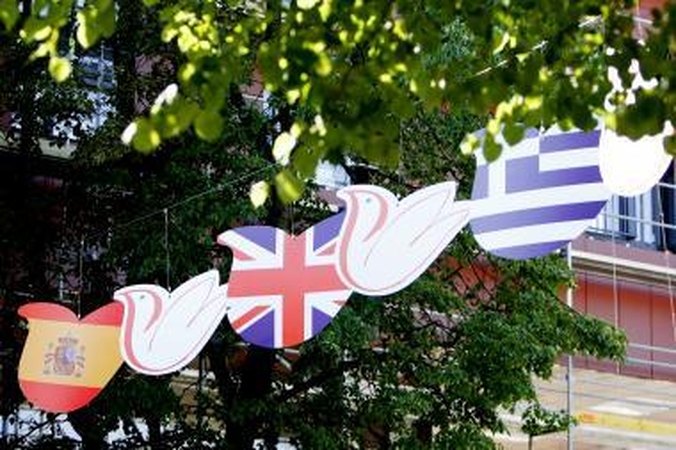 Klaipėdoje nutūpė margaspalviai „Europiados“ šaukliai