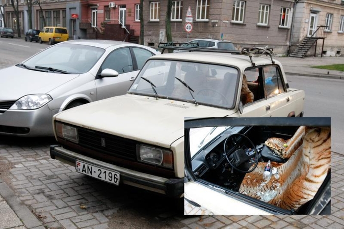 „Nissan“ vairuotojas Vilniuje sumaitojo senus „Žigulius"