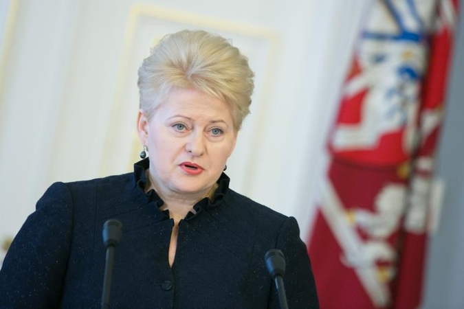 D.Grybauskaitė: dėl euro įvedimo nebūtina rengti referendumo